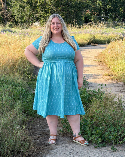 Haven Nursing Dress Shell front view 2