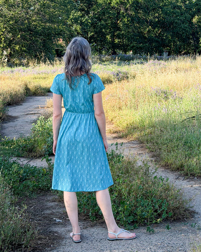 Haven Nursing Dress Shell rear view 2